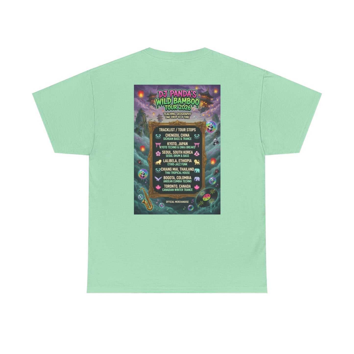 DJ Panda Wild Bamboo Tour —  Narciza Unisex T-Shirt