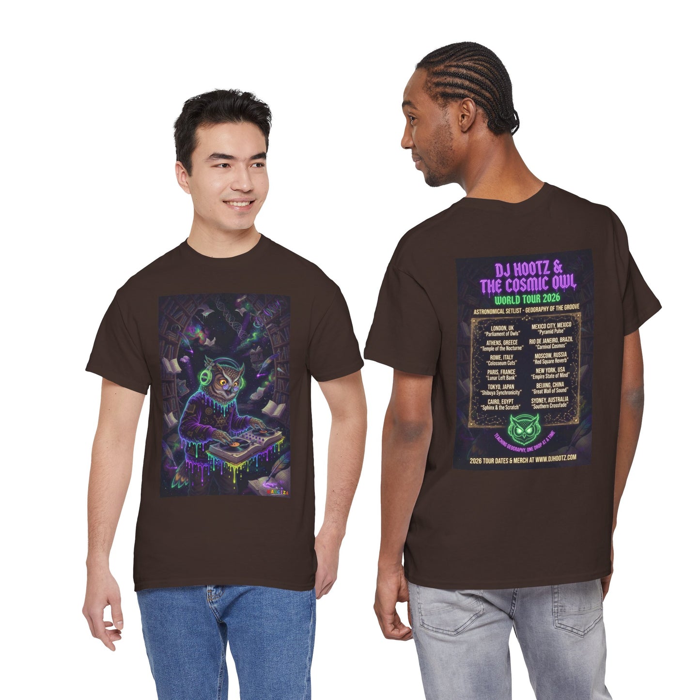 DJ Hootz World Tour - Narciza Unisex T‑Shirt