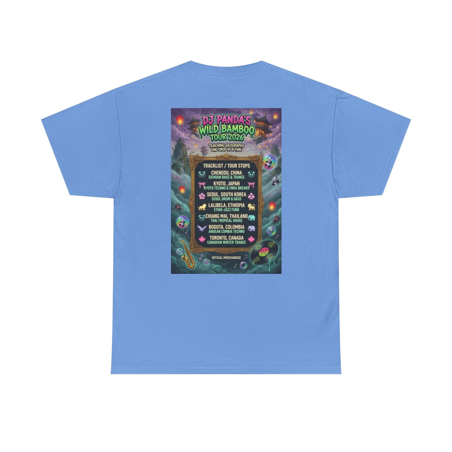 DJ Panda Wild Bamboo Tour —  Narciza Unisex T-Shirt
