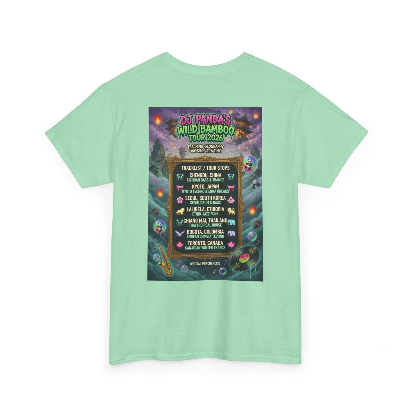 DJ Panda Wild Bamboo Tour —  Narciza Unisex T-Shirt