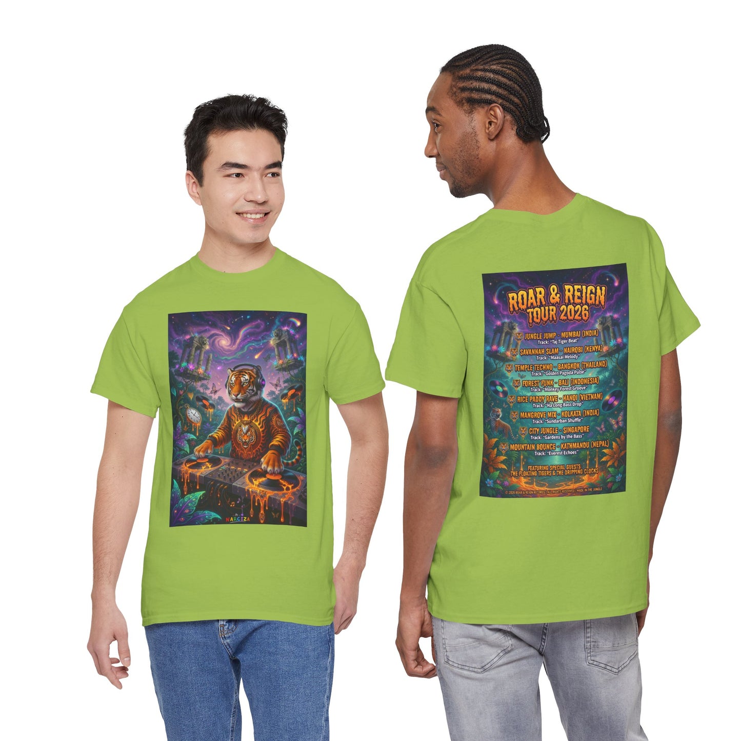 DJ Roar Reign Tour  - Narciza Unisex T-Shirt