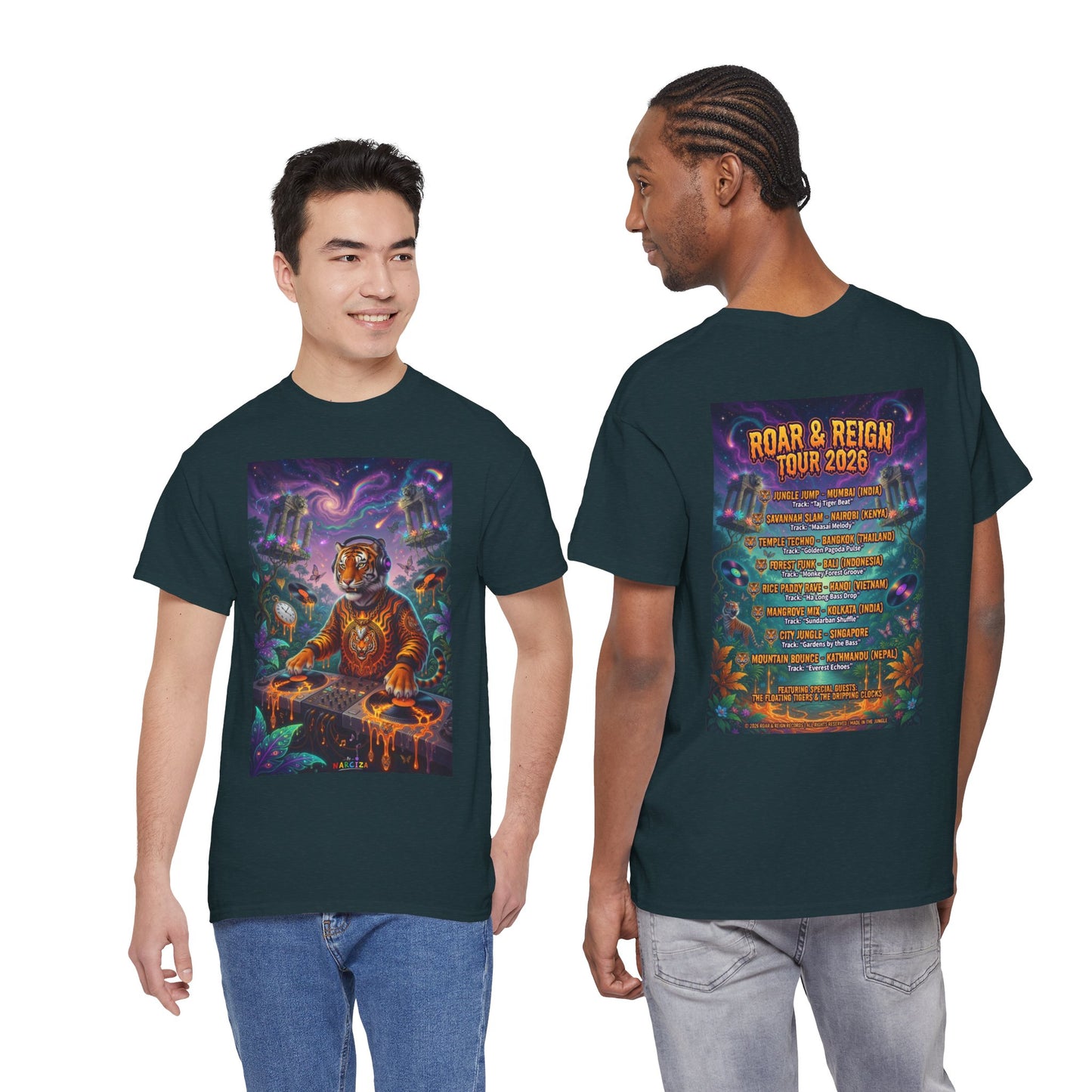 DJ Roar Reign Tour  - Narciza Unisex T-Shirt