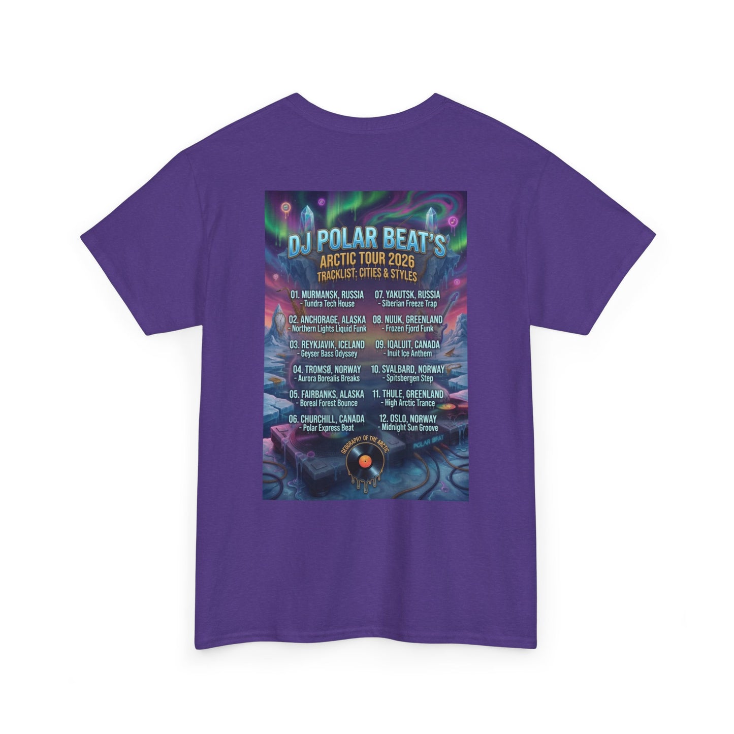 DJ Polar Beat Artic Tour — Narciza Unisex T-Shirt