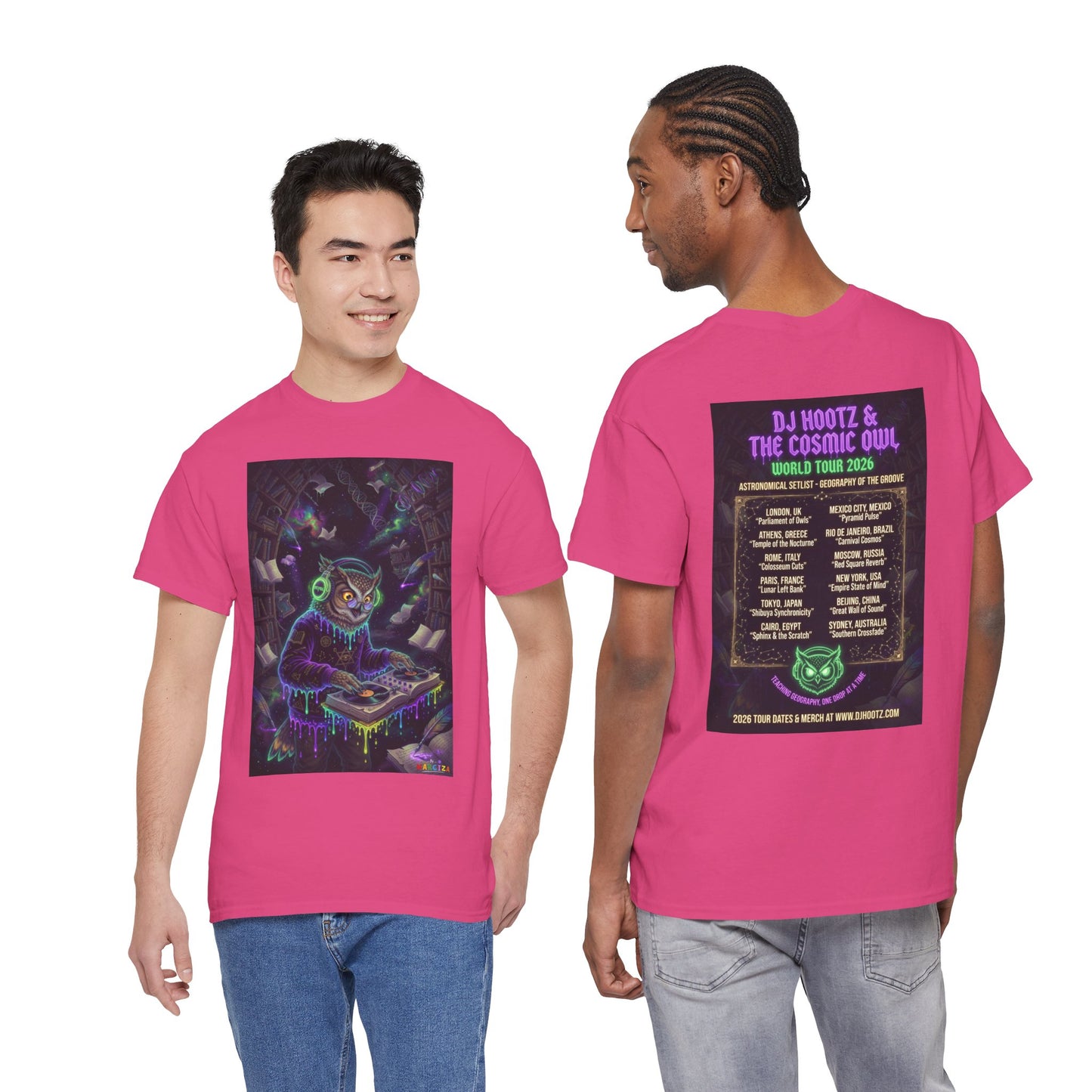 DJ Hootz World Tour - Narciza Unisex T‑Shirt