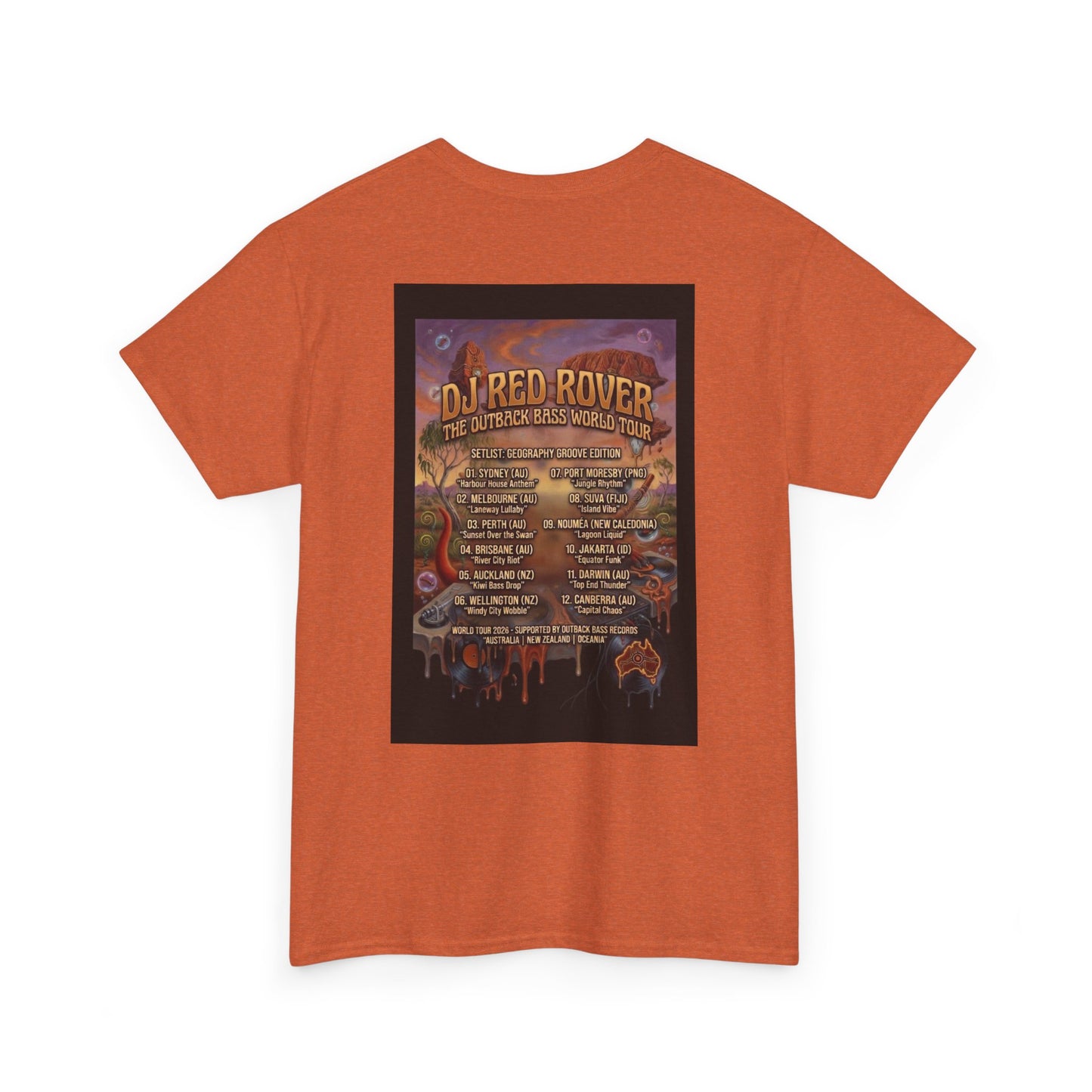 DJ Red Rover Outback Tour - Narciza Unisex T‑Shirt