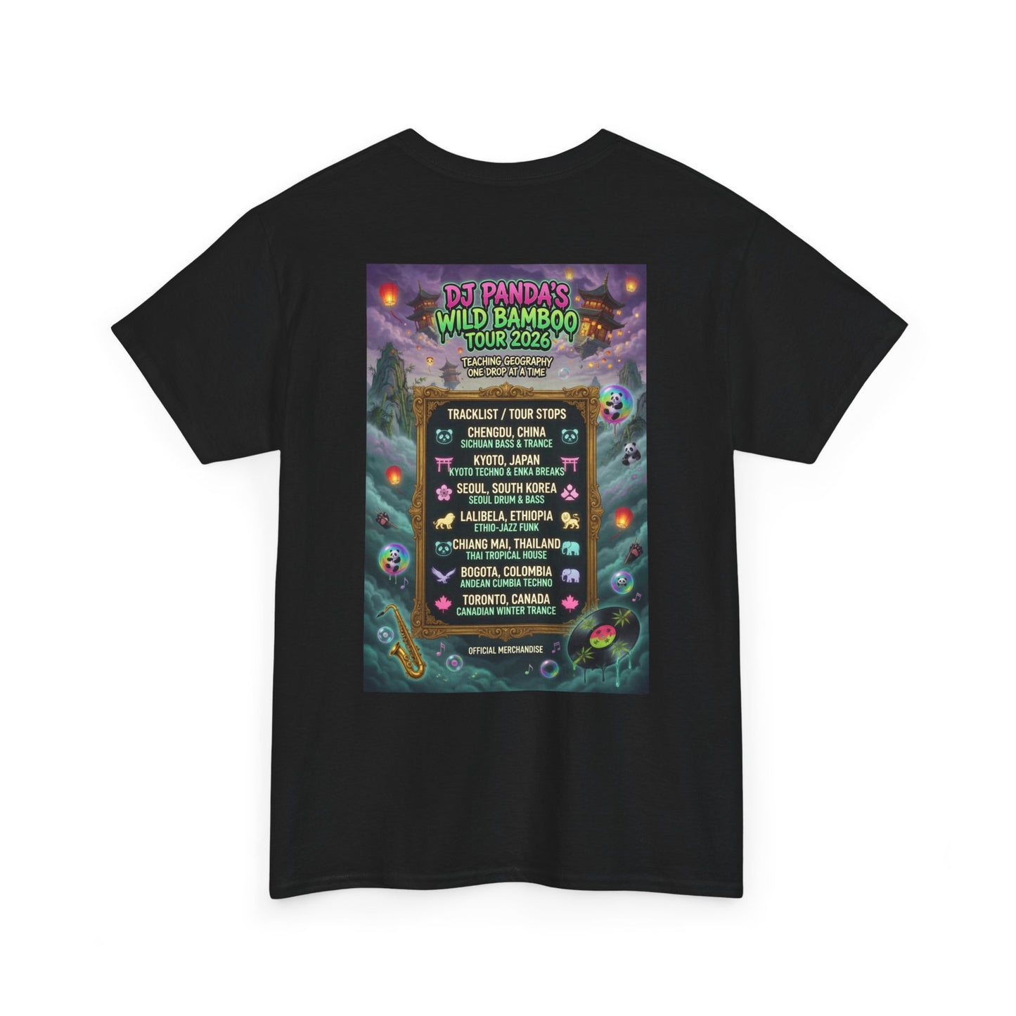 DJ Panda Wild Bamboo Tour —  Narciza Unisex T-Shirt
