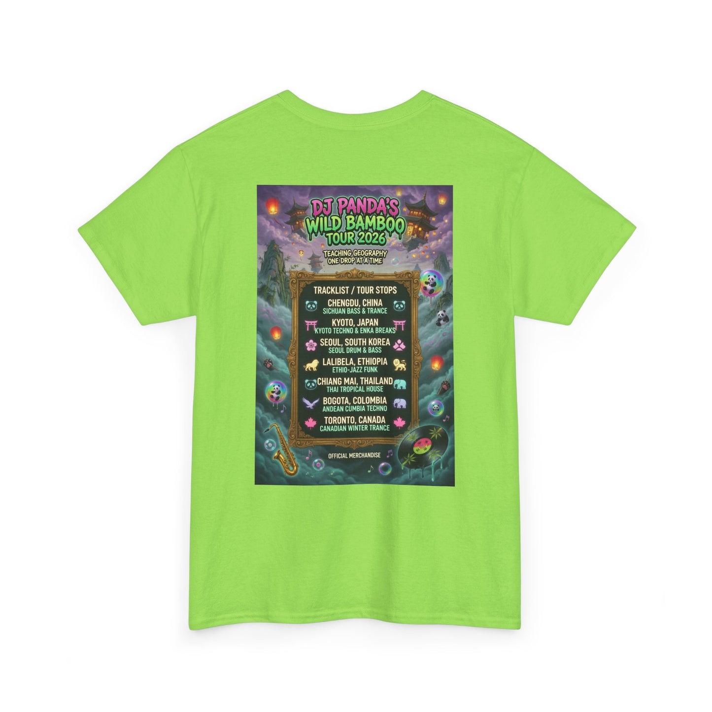DJ Panda Wild Bamboo Tour —  Narciza Unisex T-Shirt