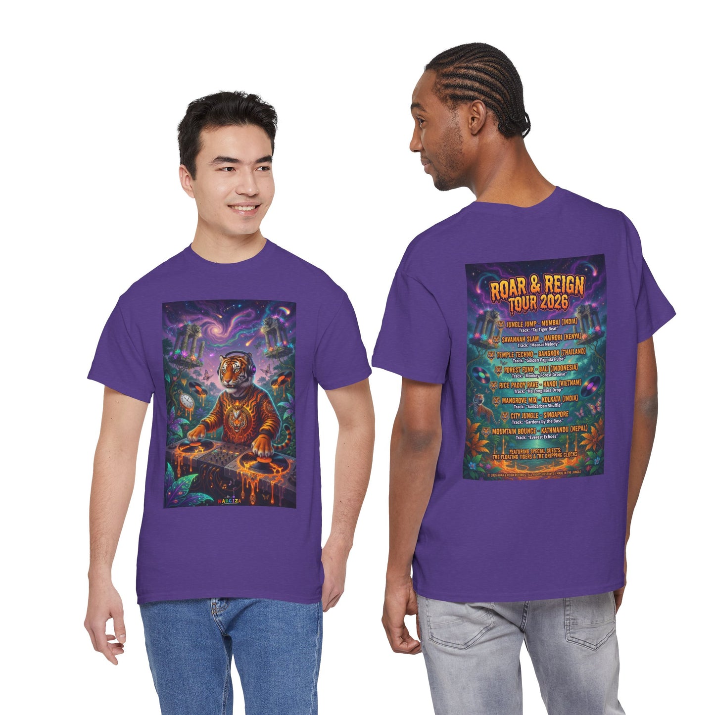 DJ Roar Reign Tour  - Narciza Unisex T-Shirt