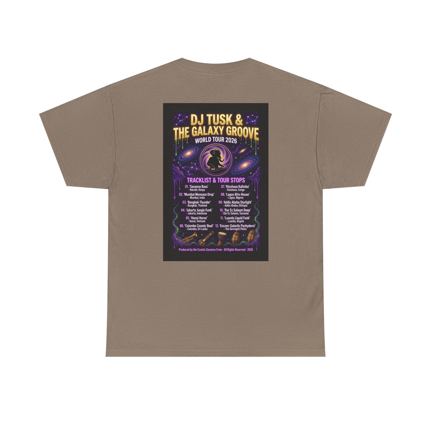 DJ Tusk World Tour  — Narciza Unisex T-shirt