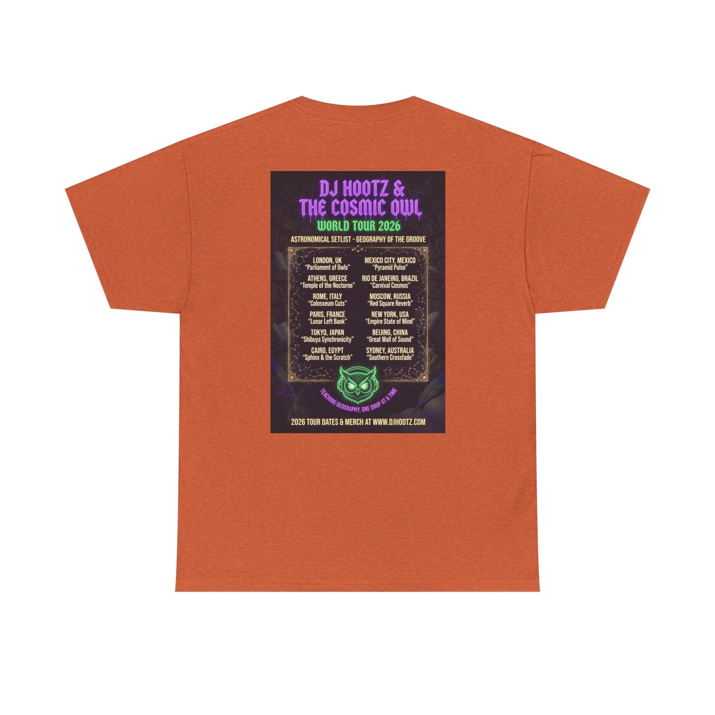 DJ Hootz World Tour - Narciza Unisex T‑Shirt
