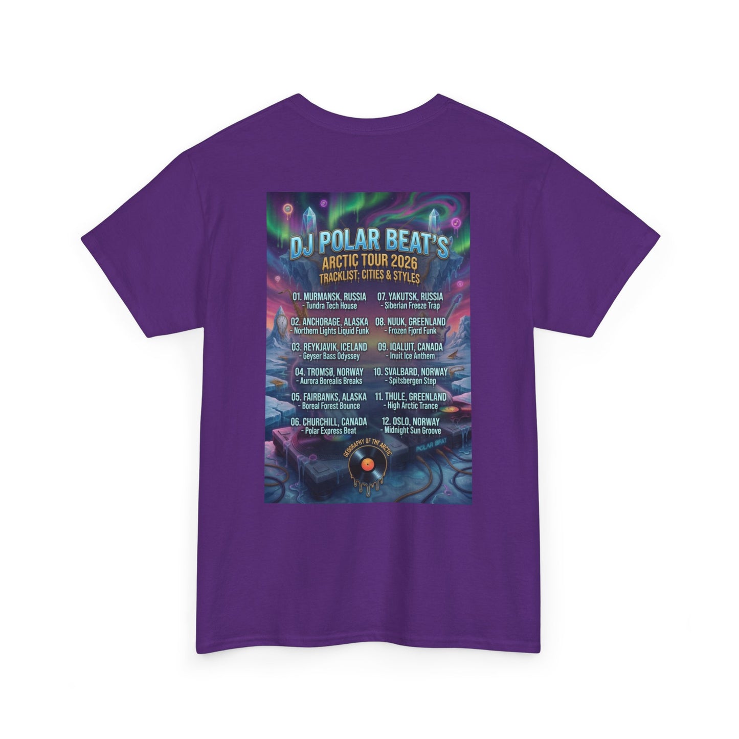 DJ Polar Beat Artic Tour — Narciza Unisex T-Shirt