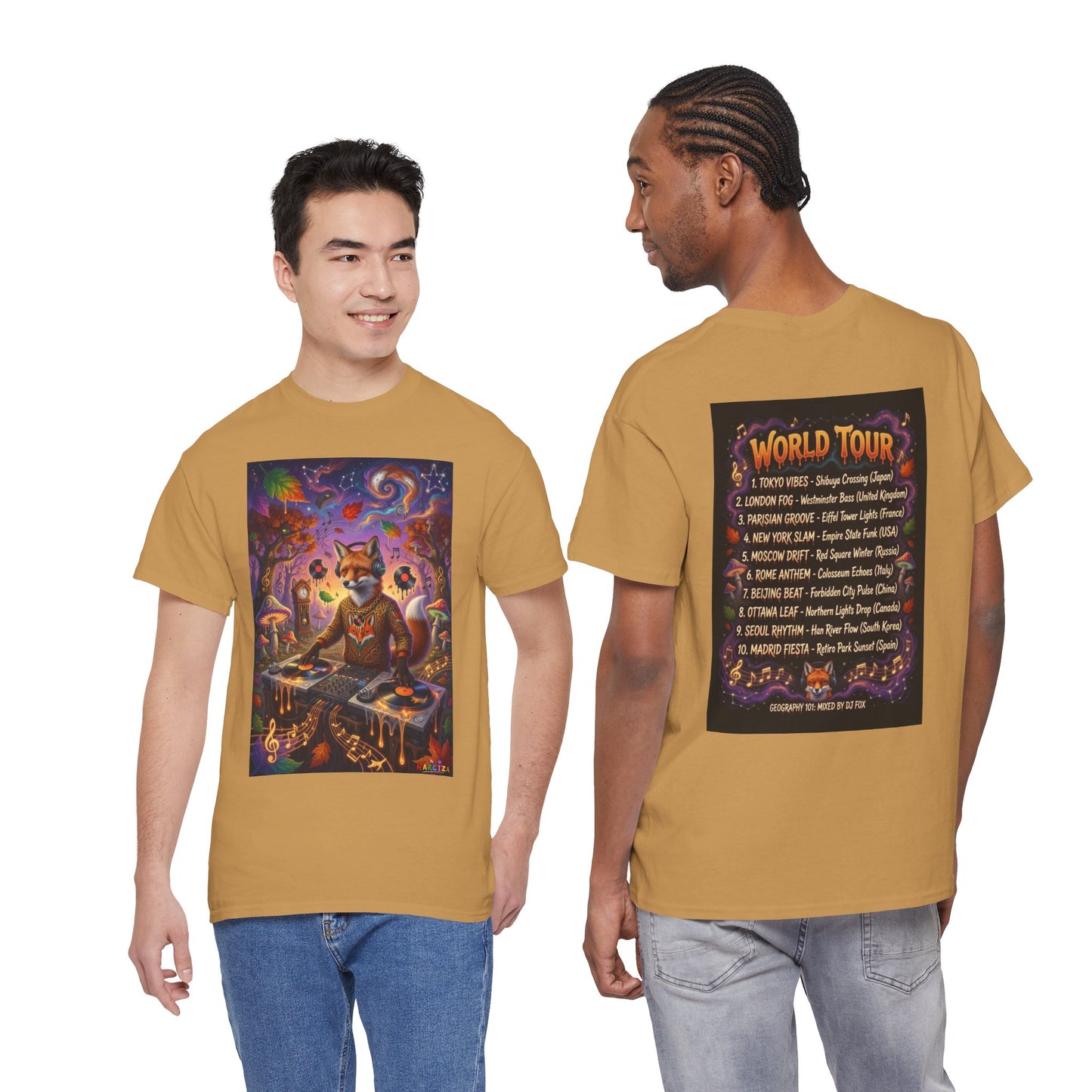 DJ Fox World Tour - Narciza T‑Shirt