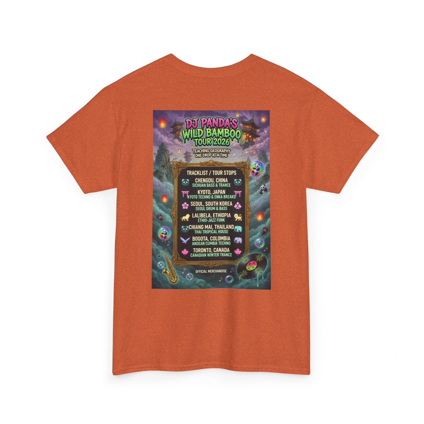 DJ Panda Wild Bamboo Tour —  Narciza Unisex T-Shirt