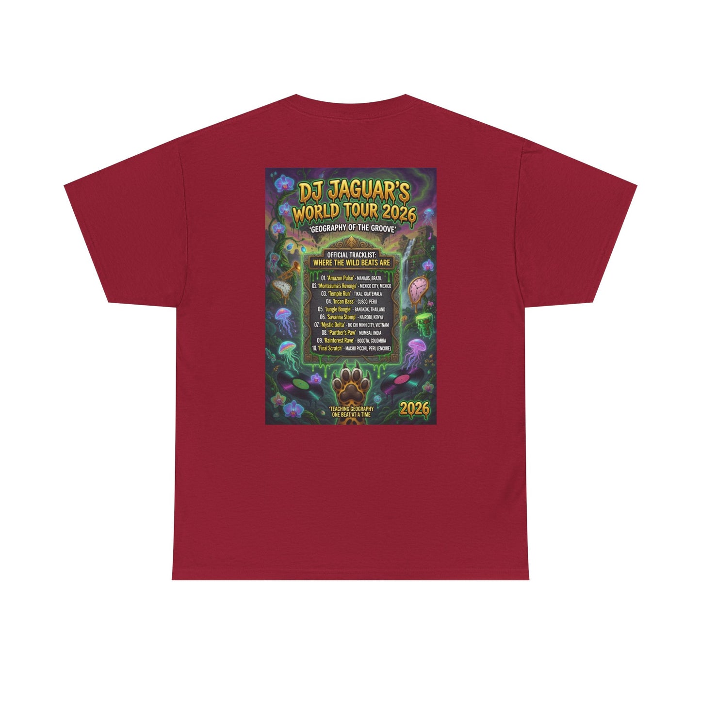 DJ Jaguar World Tour - Narciza Unisex T‑Shirt