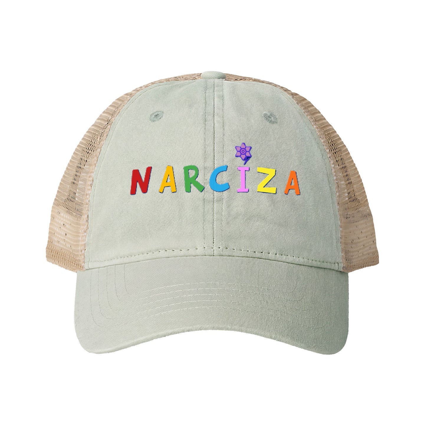 NARCIZA Women's Washed Mesh-Back Cap