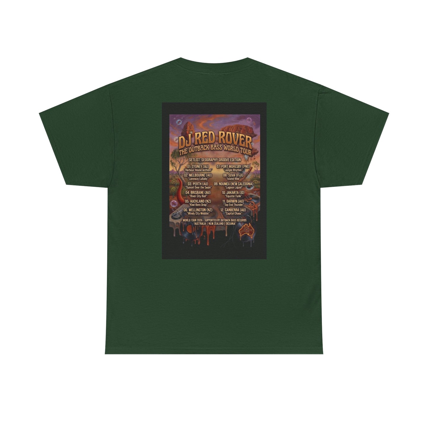 DJ Red Rover Outback Tour - Narciza Unisex T‑Shirt