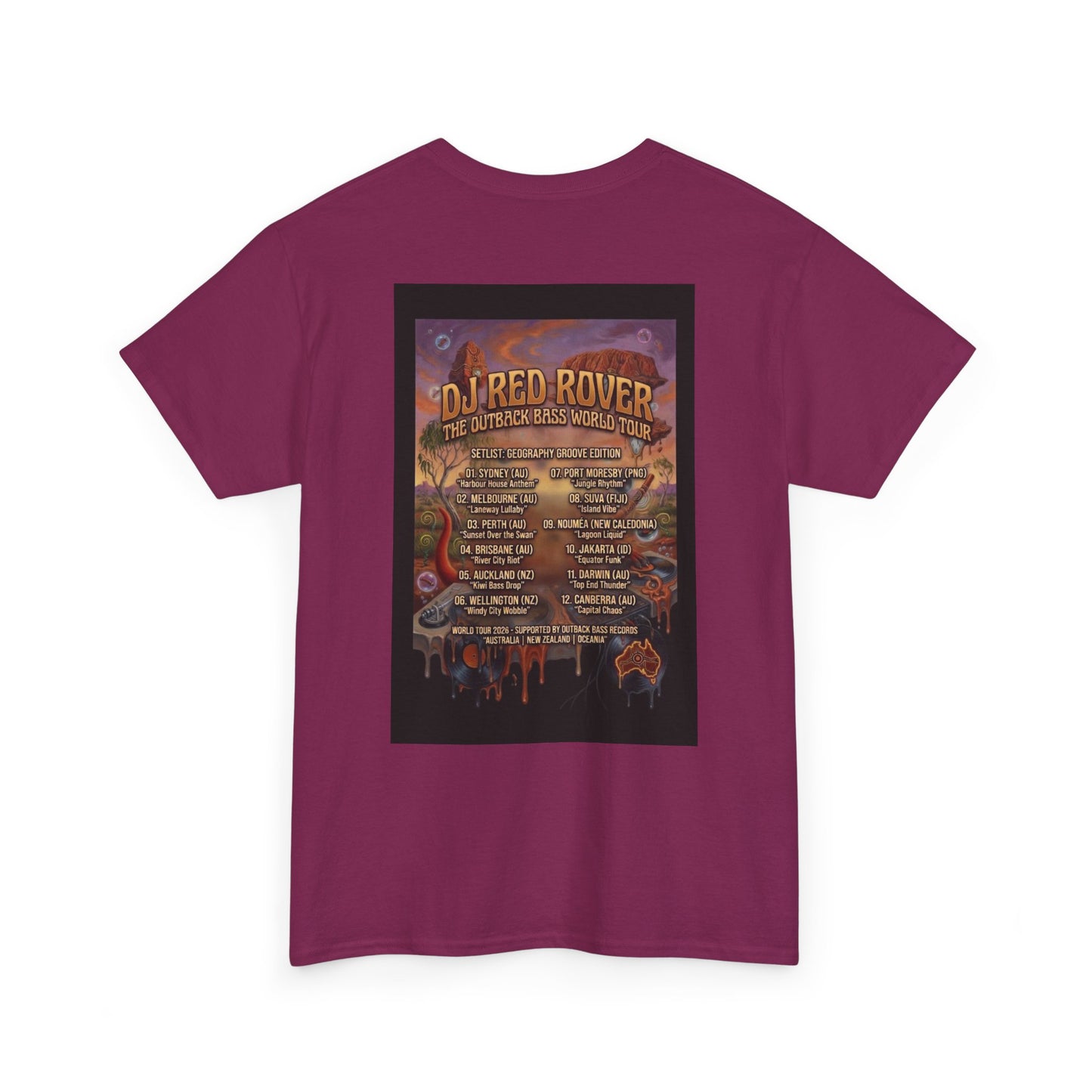 DJ Red Rover Outback Tour - Narciza Unisex T‑Shirt