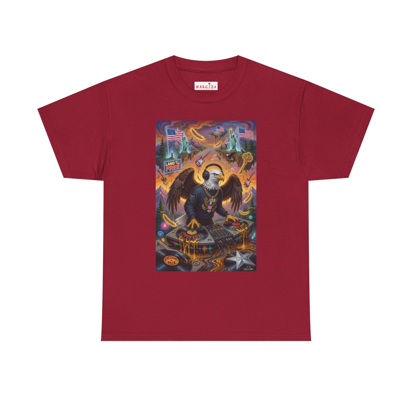 DJ Freedom Eagle World Tour - Narciza Unisex T-shirt