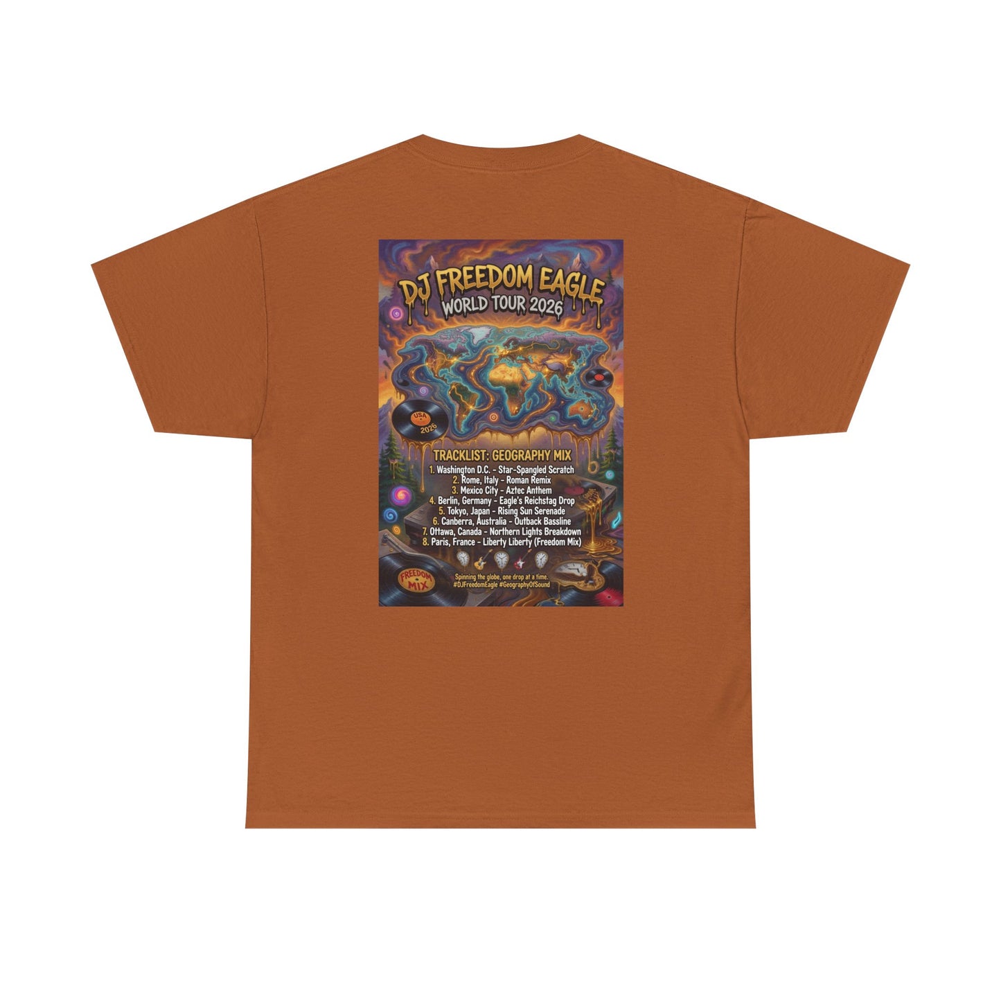DJ Freedom Eagle World Tour - Narciza Unisex T-shirt
