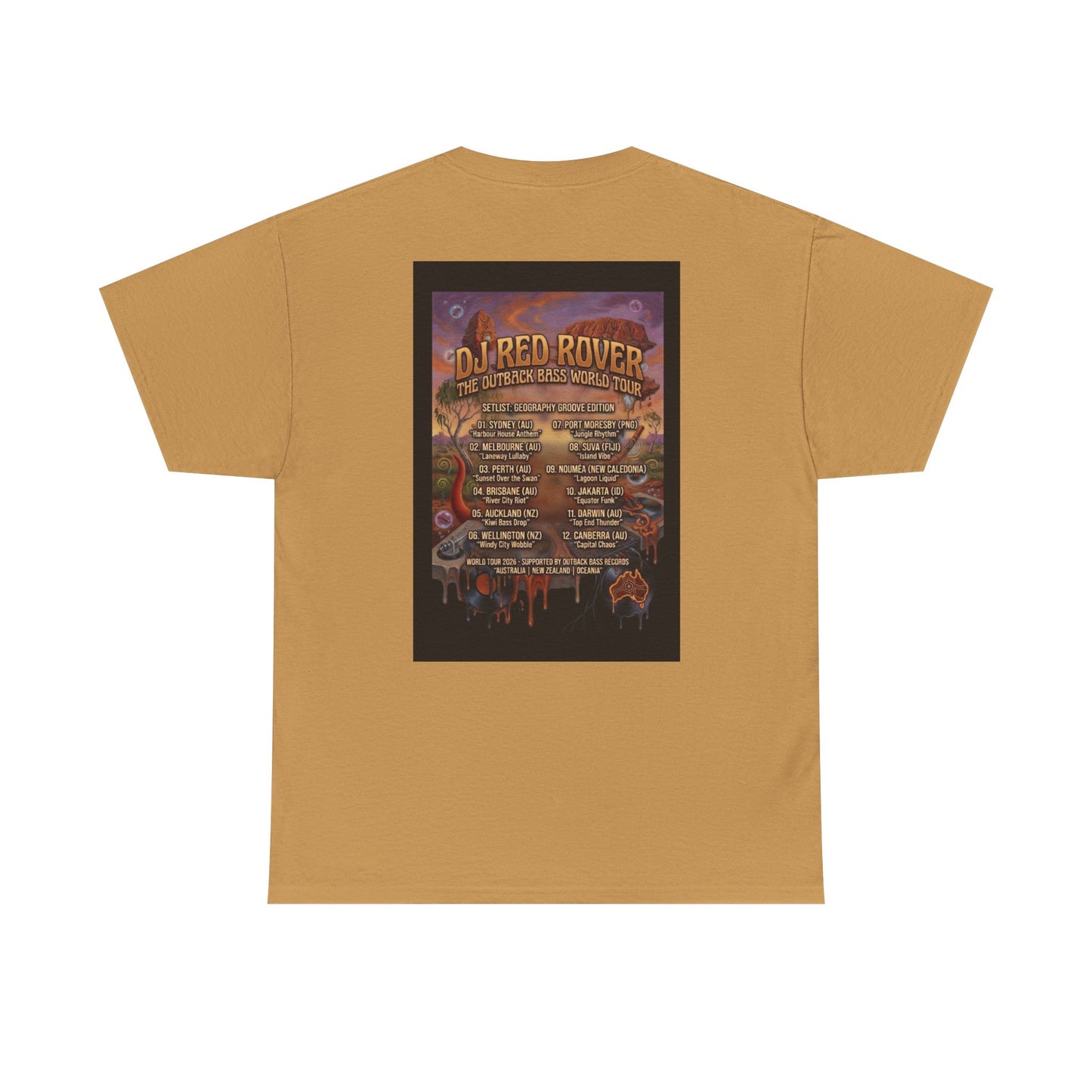 DJ Red Rover Outback Tour - Narciza Unisex T‑Shirt