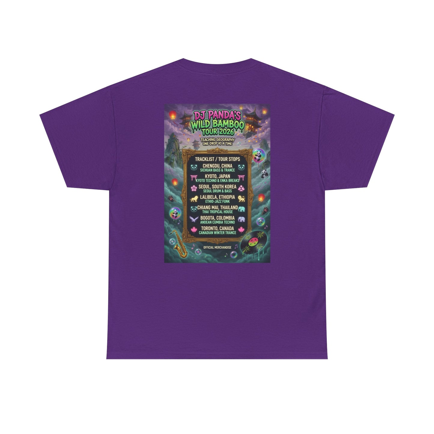 DJ Panda Wild Bamboo Tour —  Narciza Unisex T-Shirt