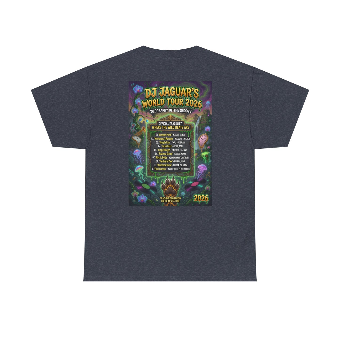 DJ Jaguar World Tour - Narciza Unisex T‑Shirt