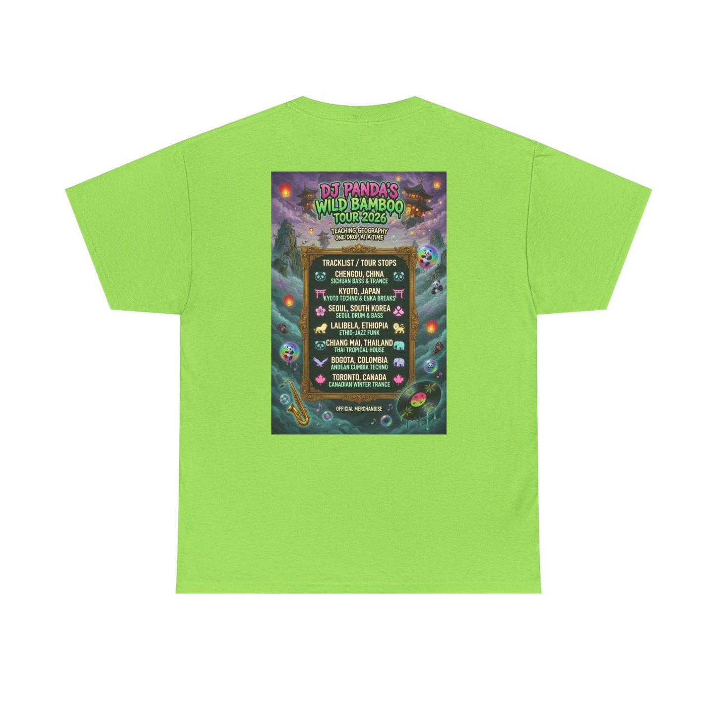 DJ Panda Wild Bamboo Tour —  Narciza Unisex T-Shirt