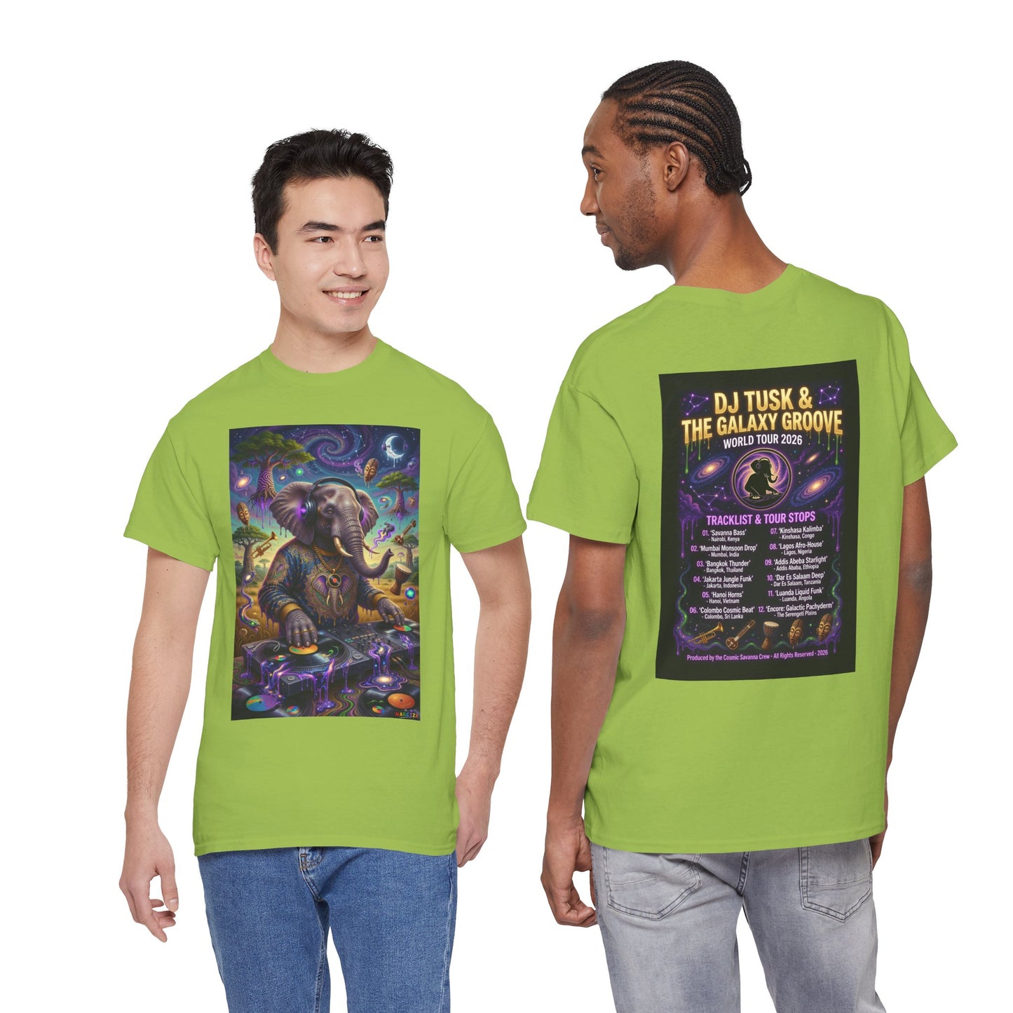 DJ Tusk World Tour  — Narciza Unisex T-shirt