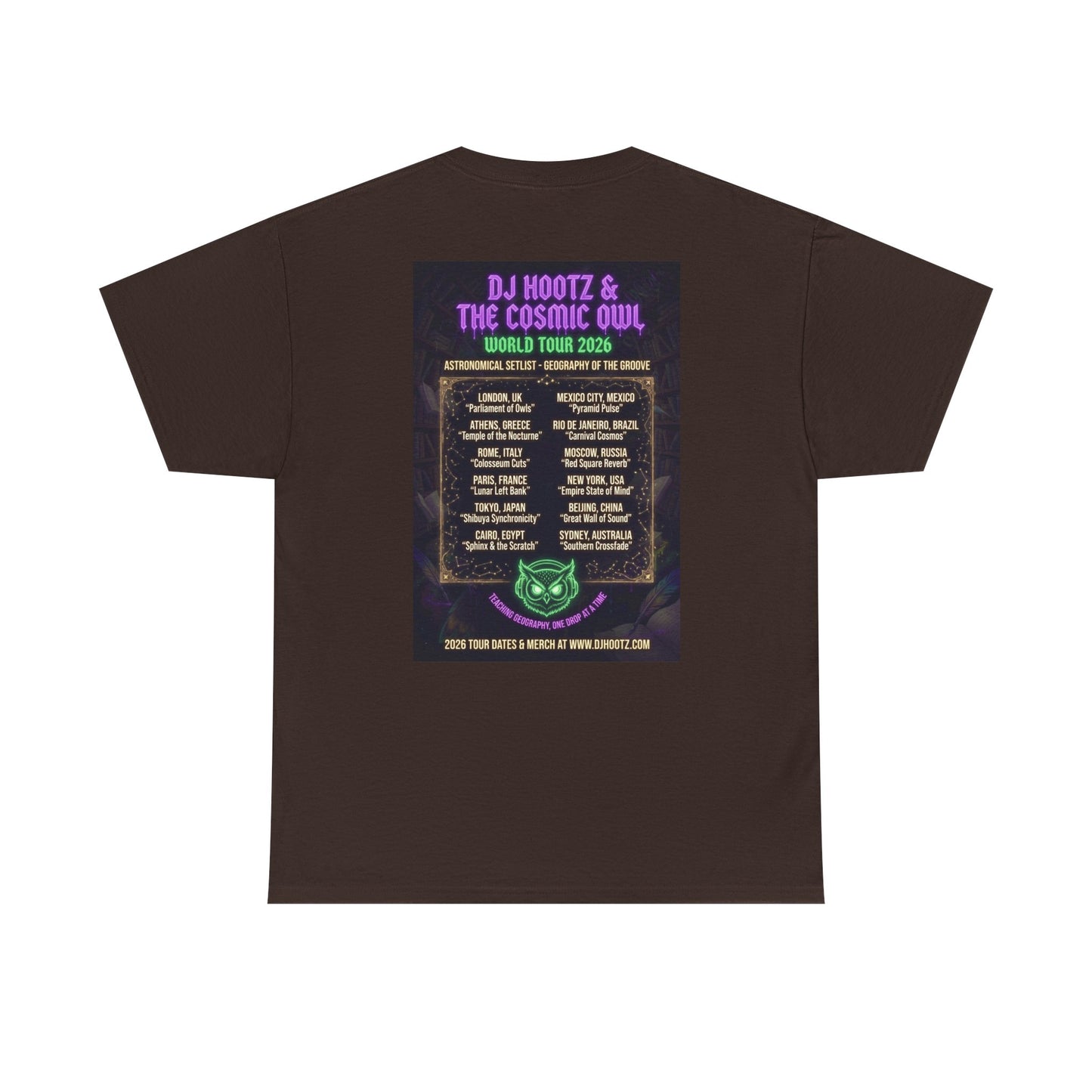 DJ Hootz World Tour - Narciza Unisex T‑Shirt