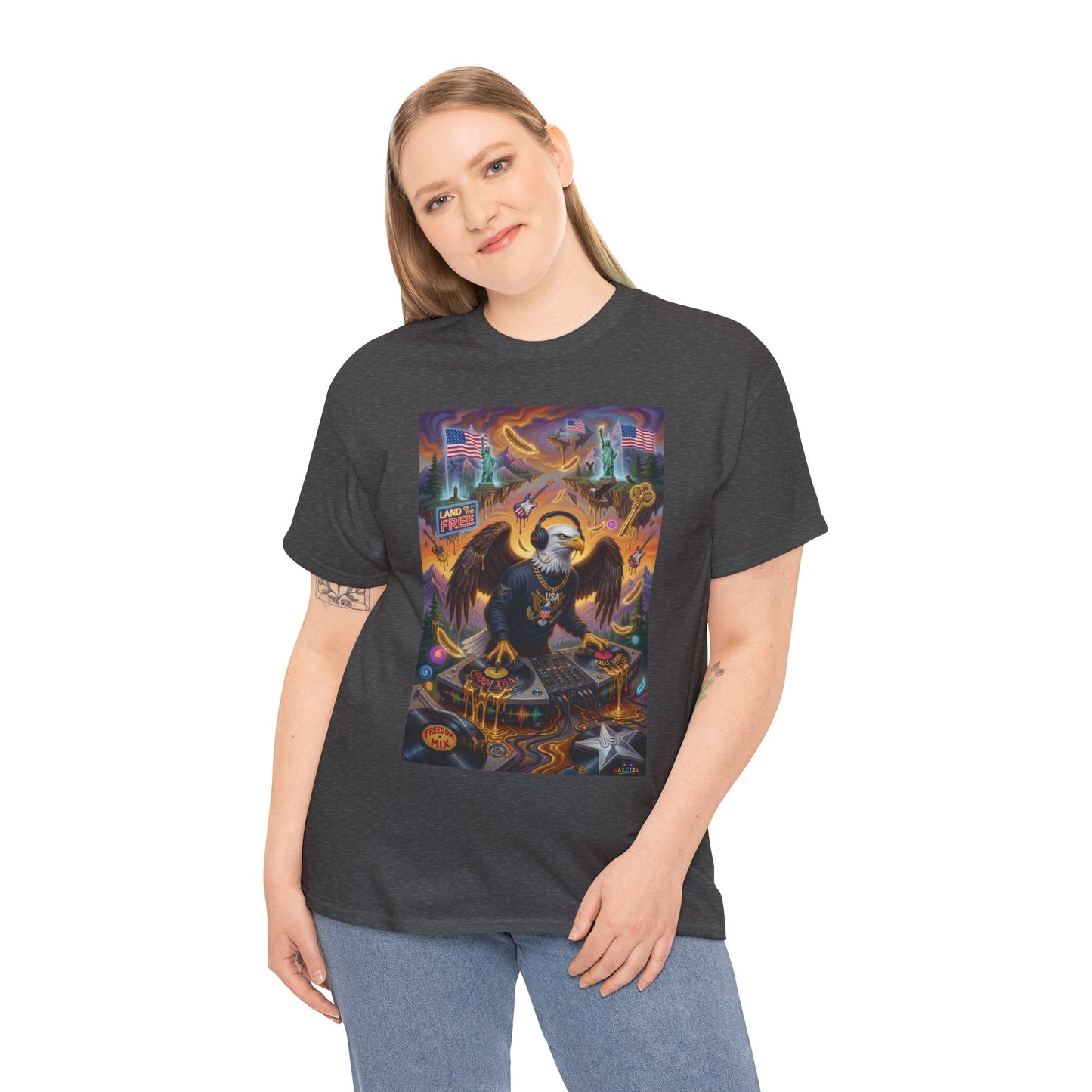 DJ Freedom Eagle World Tour - Narciza Unisex T-shirt