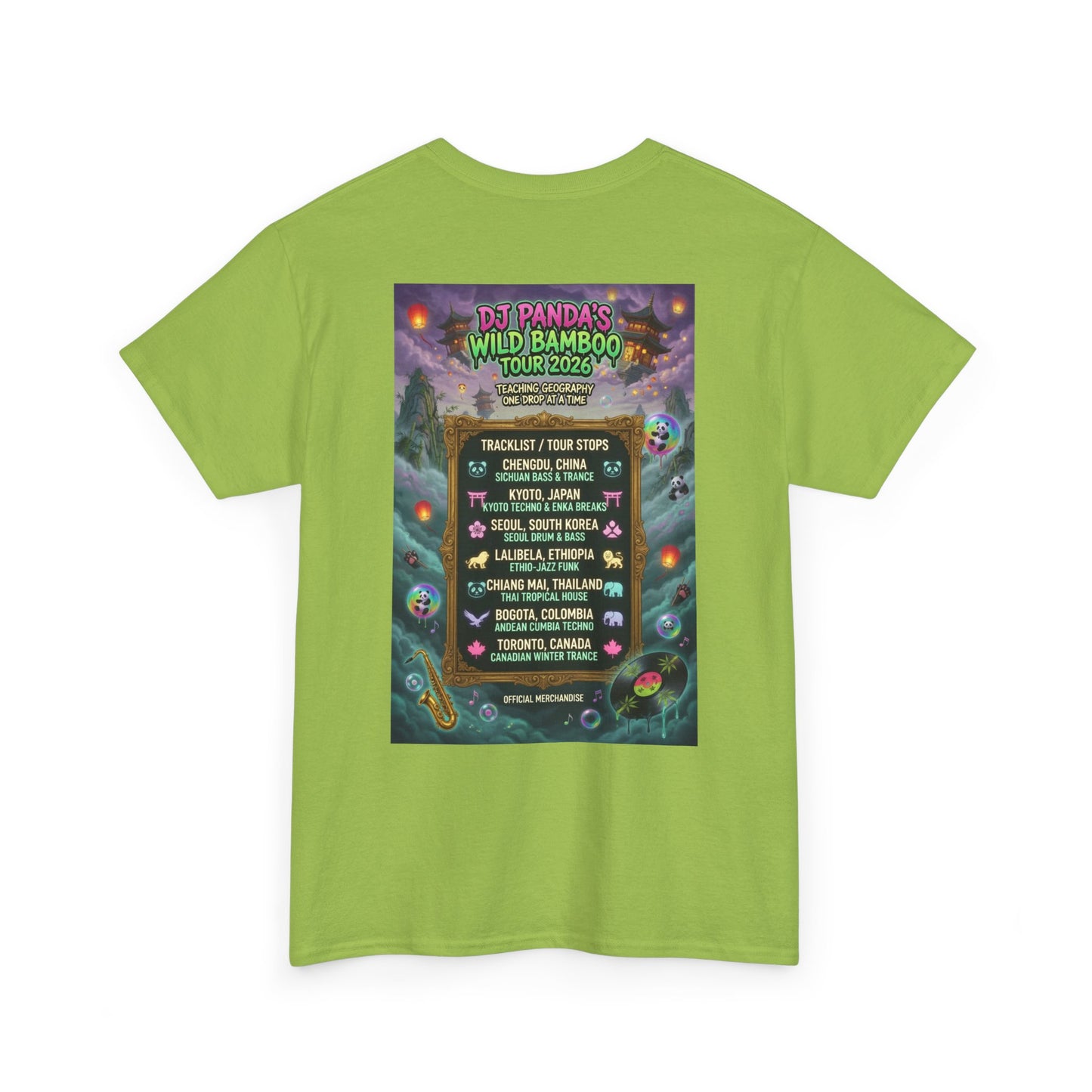 DJ Panda Wild Bamboo Tour —  Narciza Unisex T-Shirt