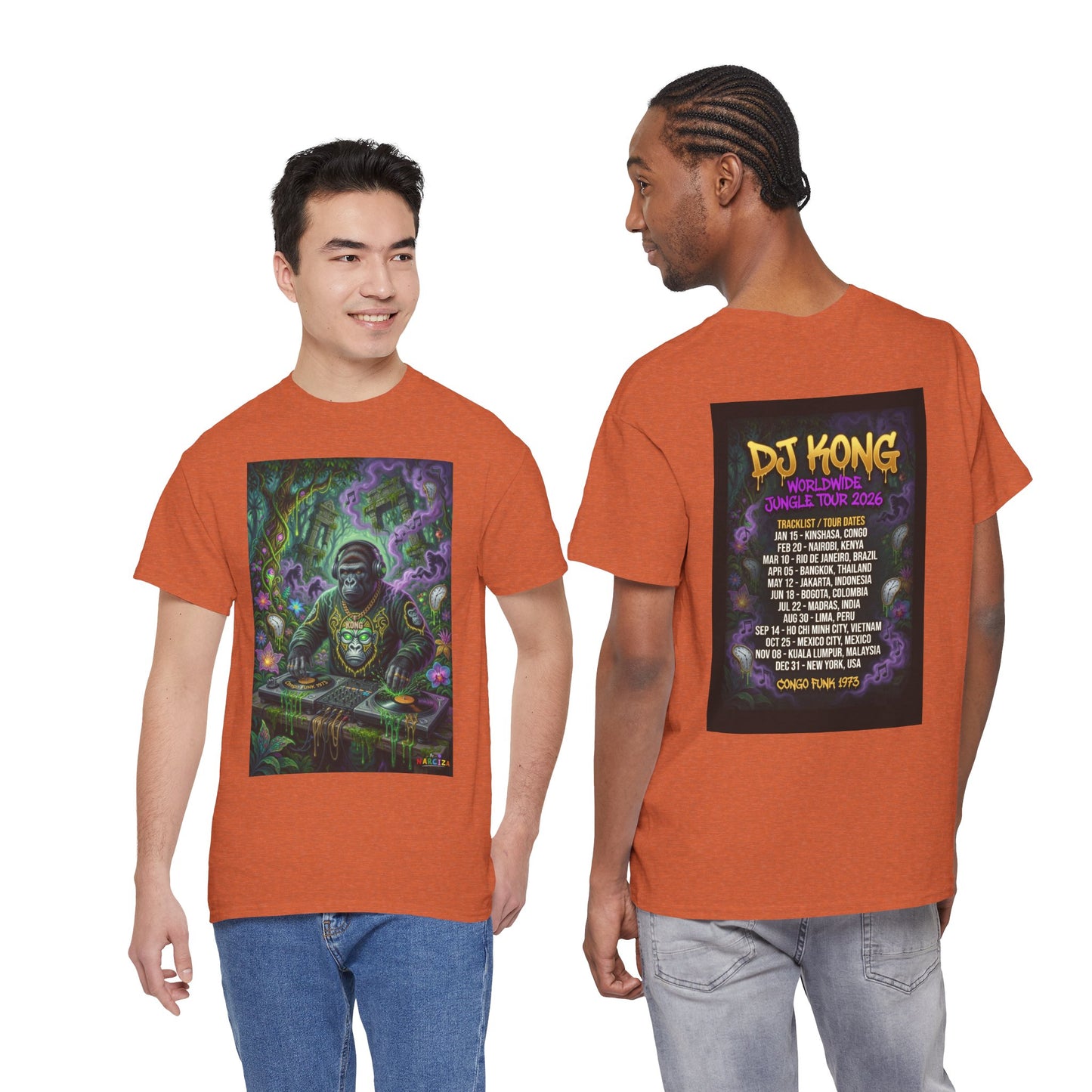 DJ Kong  World Tour Jungle Vibes  — Narciza Unisex T-shirt