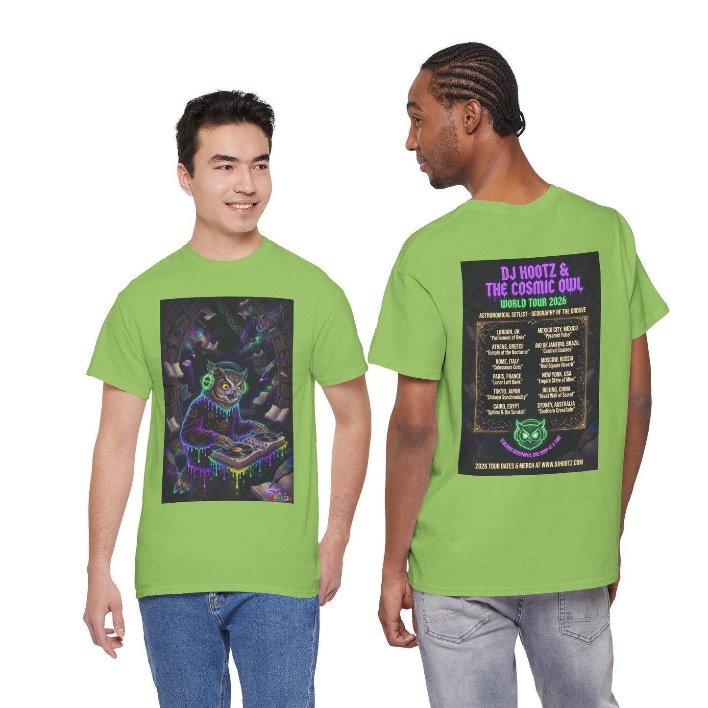 DJ Hootz World Tour - Narciza Unisex T‑Shirt