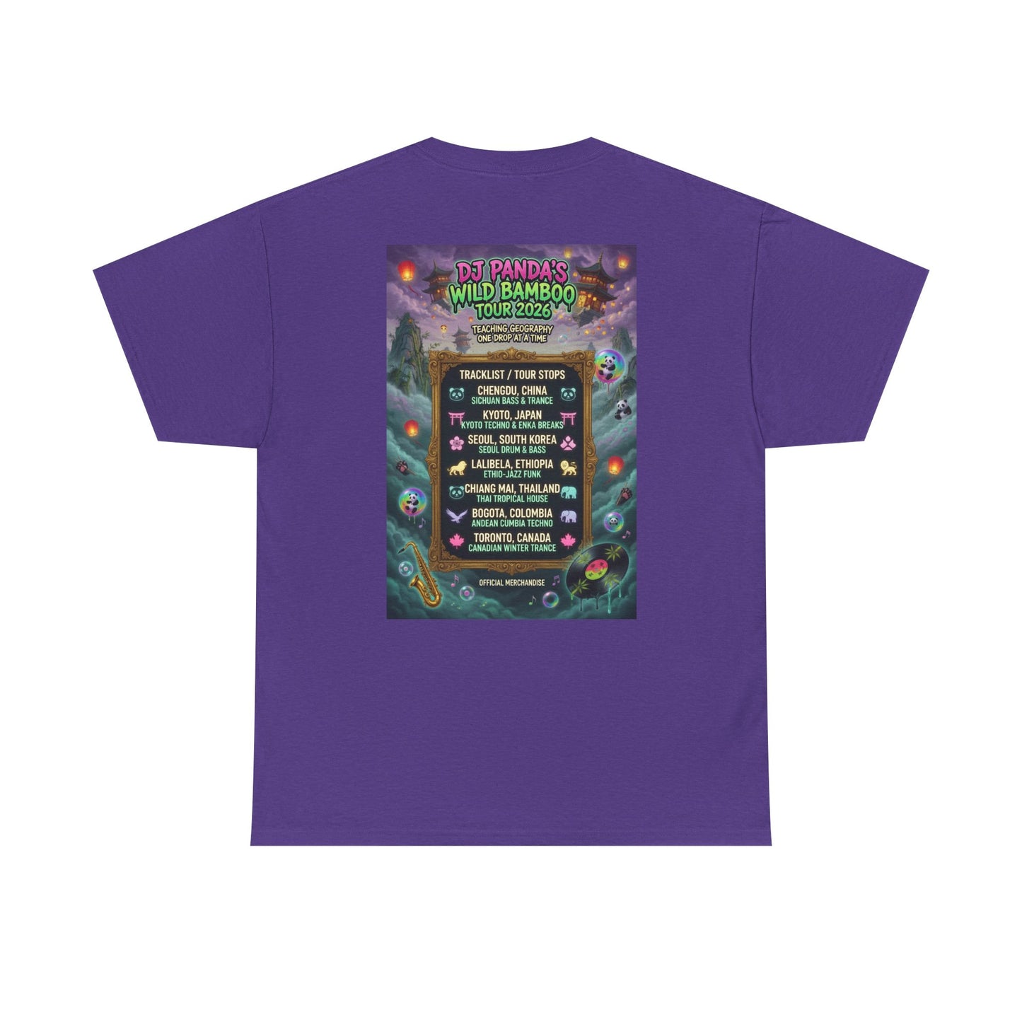 DJ Panda Wild Bamboo Tour —  Narciza Unisex T-Shirt