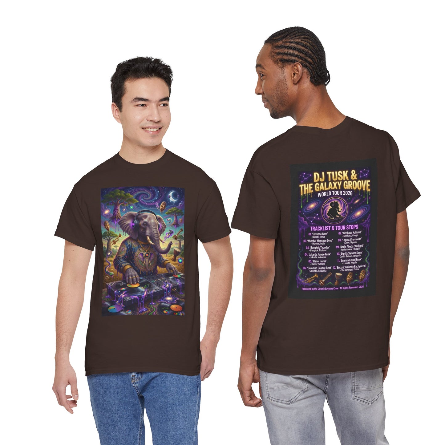 DJ Tusk World Tour  — Narciza Unisex T-shirt