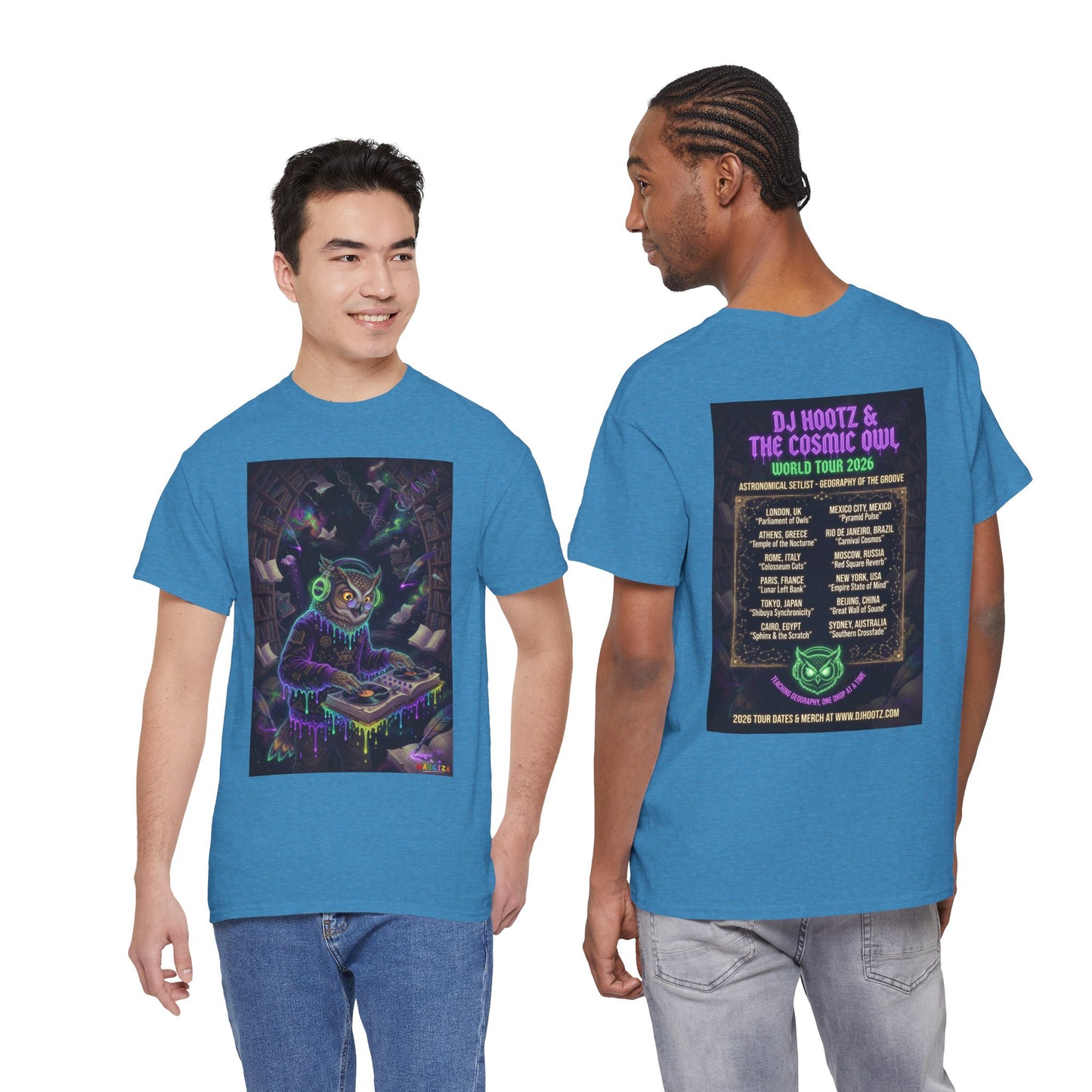 DJ Hootz World Tour - Narciza Unisex T‑Shirt