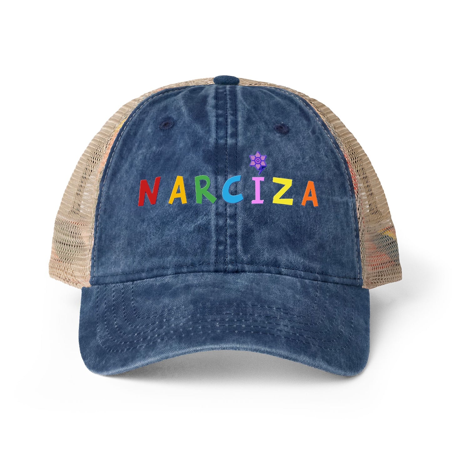 NARCIZA Women's Washed Mesh-Back Cap