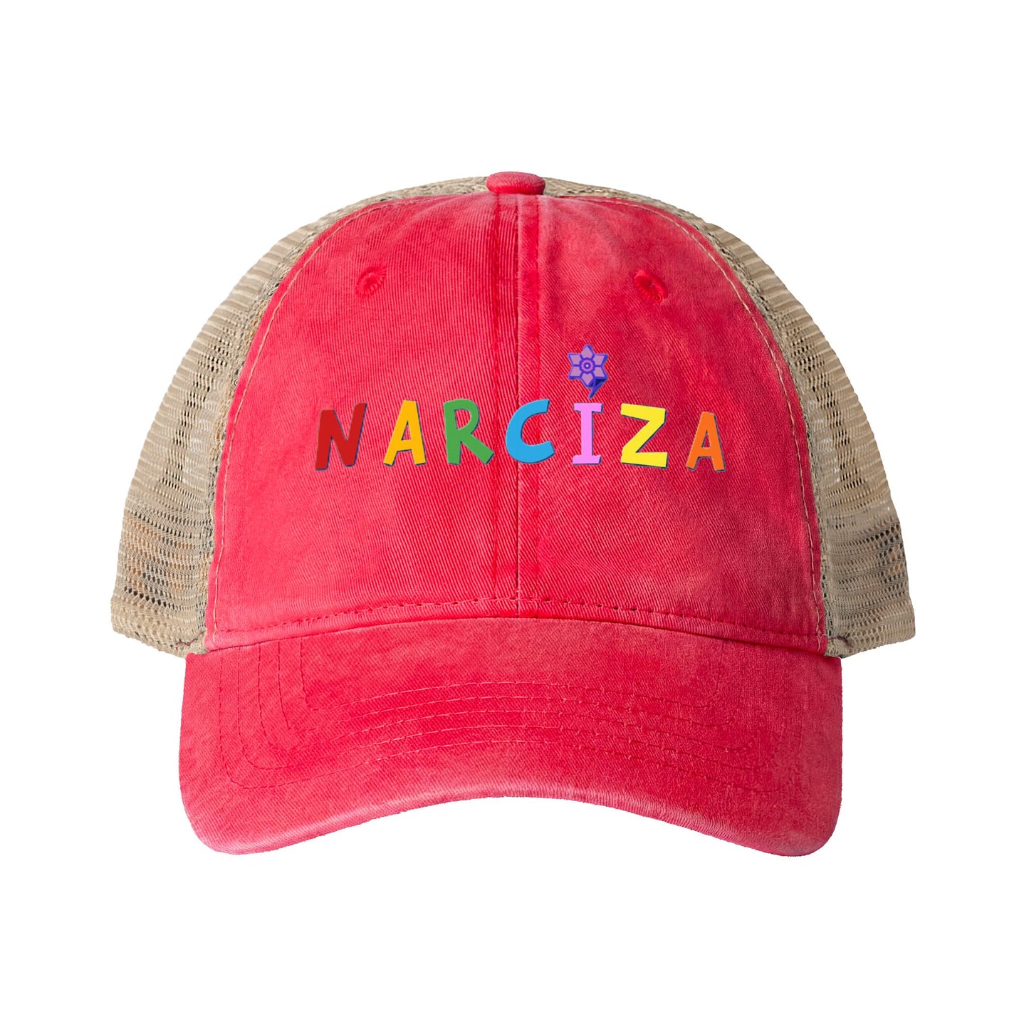 NARCIZA Women's Washed Mesh-Back Cap