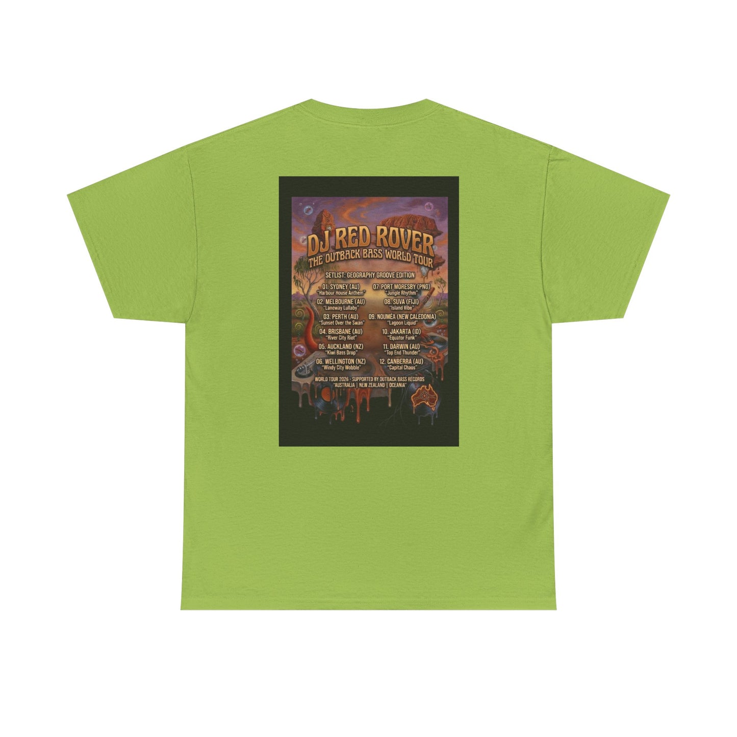 DJ Red Rover Outback Tour - Narciza Unisex T‑Shirt