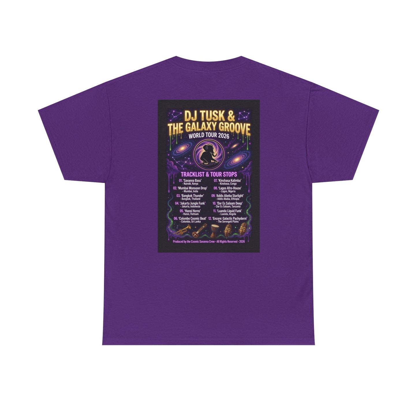 DJ Tusk World Tour  — Narciza Unisex T-shirt