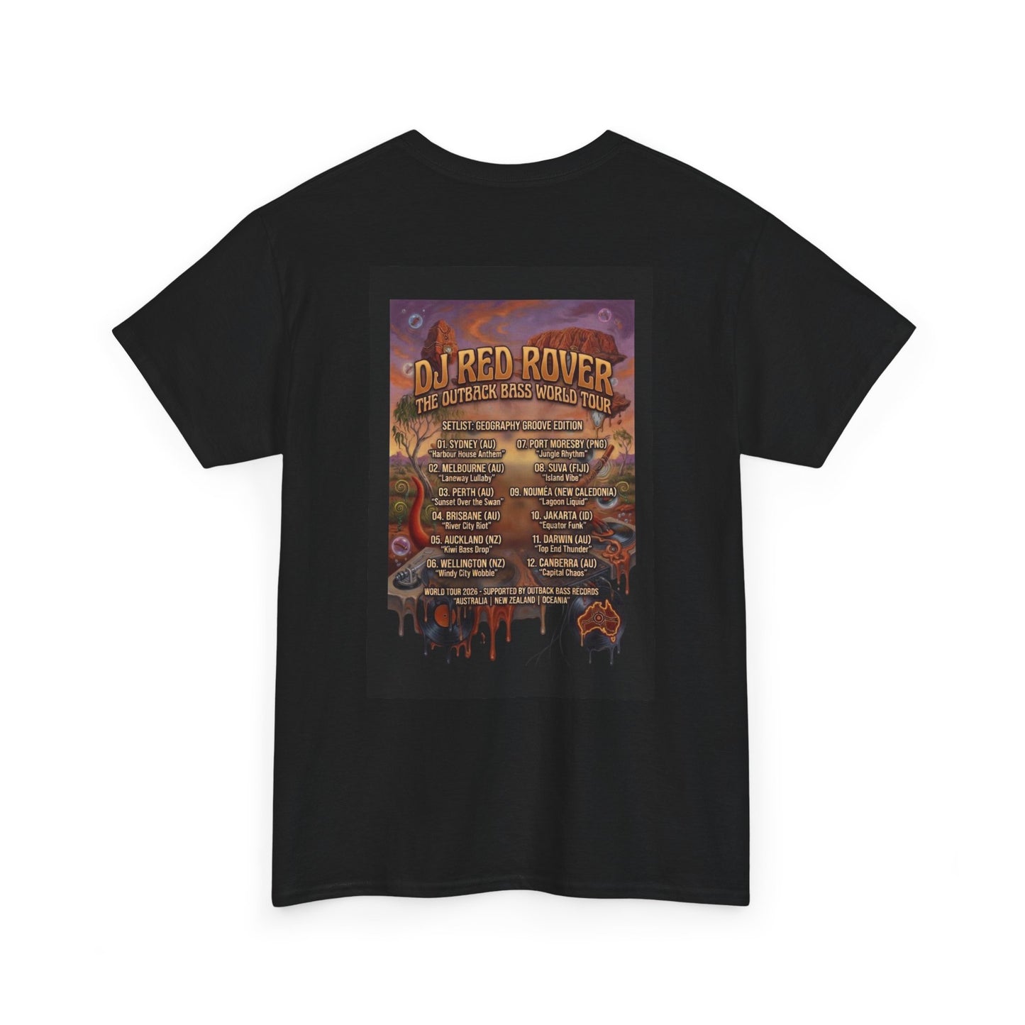 DJ Red Rover Outback Tour - Narciza Unisex T‑Shirt