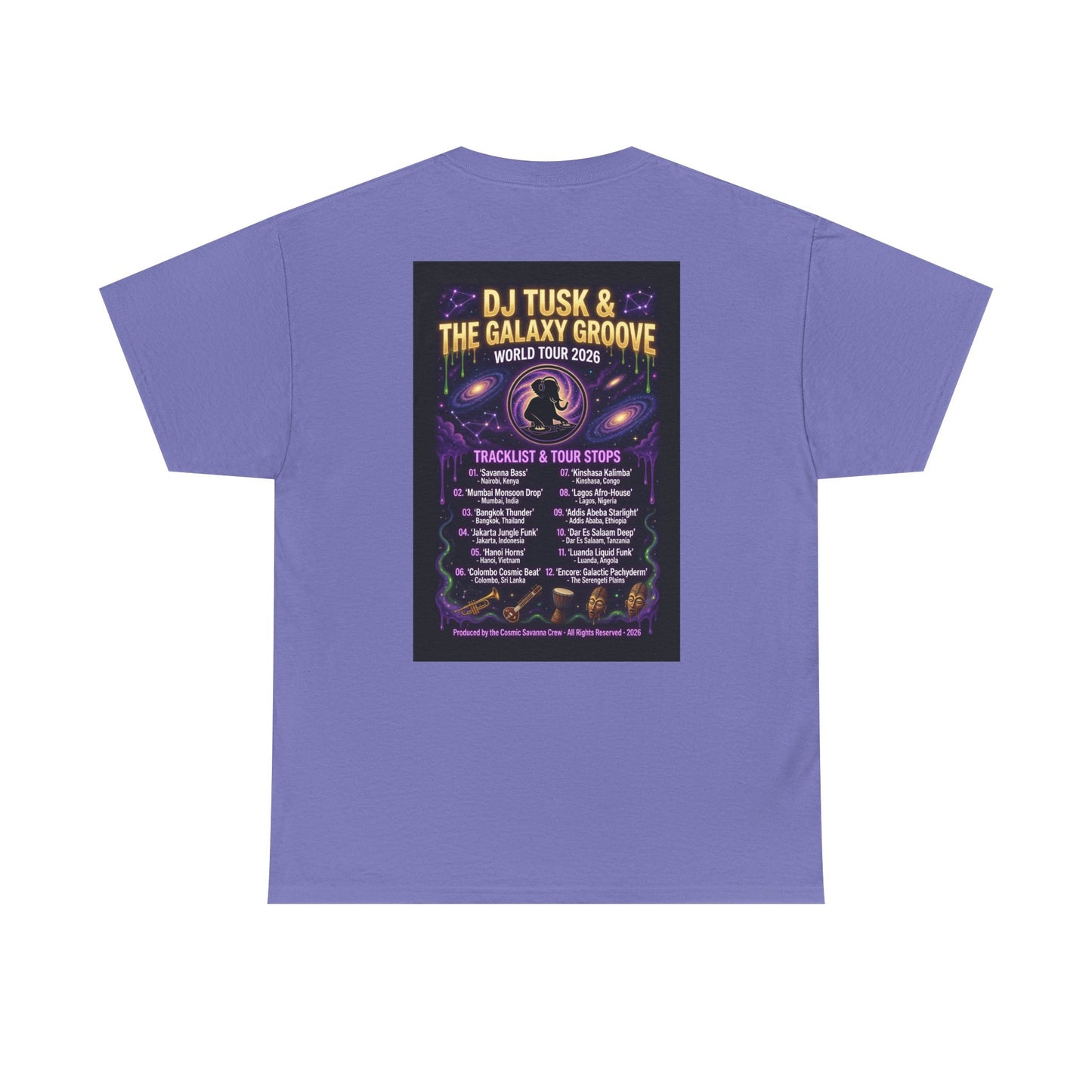 DJ Tusk World Tour  — Narciza Unisex T-shirt