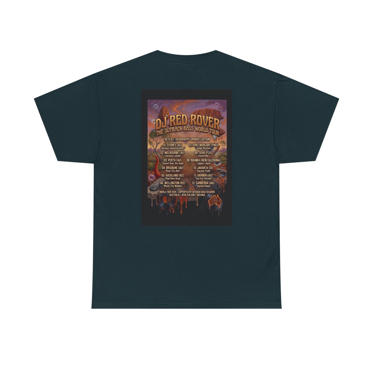 DJ Red Rover Outback Tour - Narciza Unisex T‑Shirt