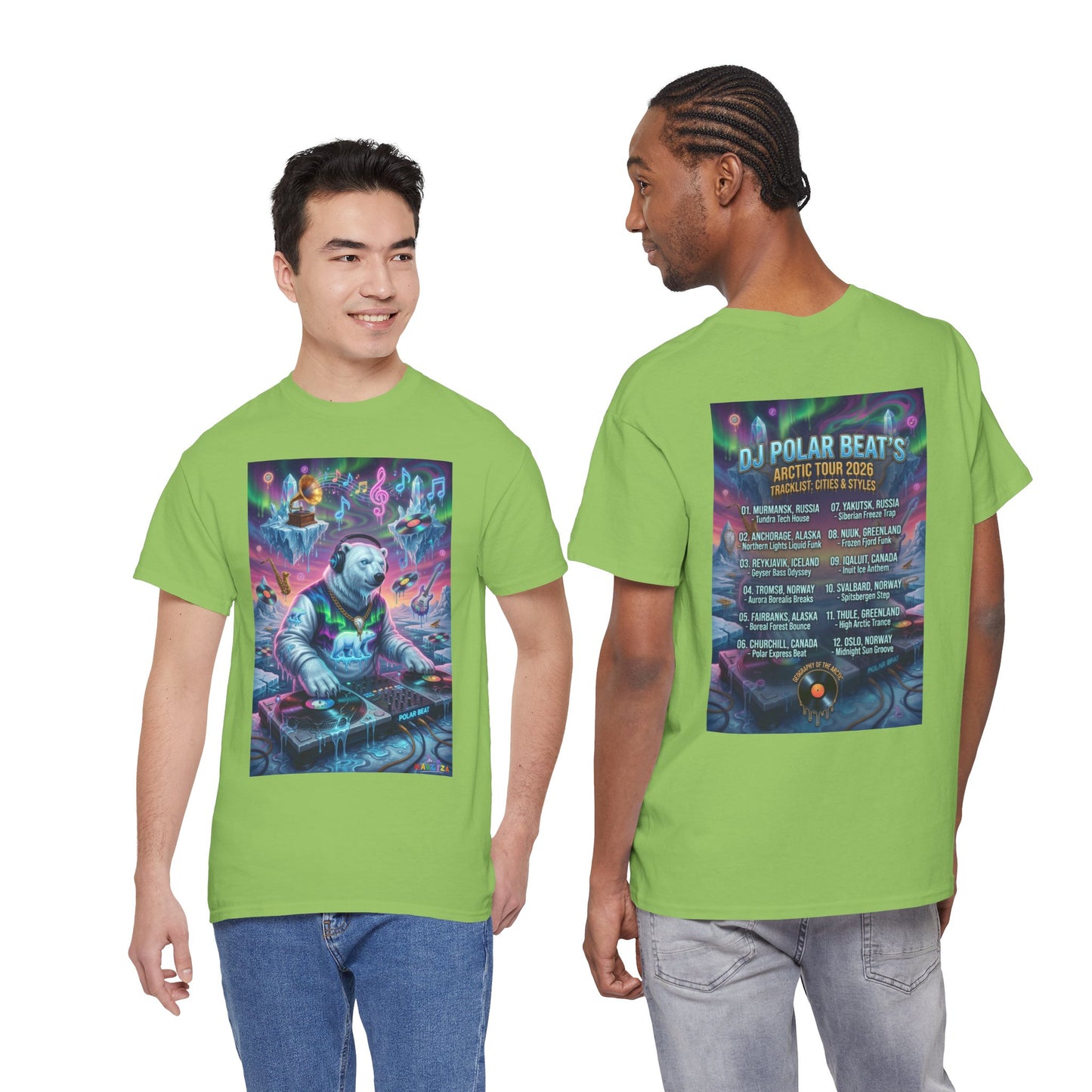 DJ Polar Beat Artic Tour — Narciza Unisex T-Shirt