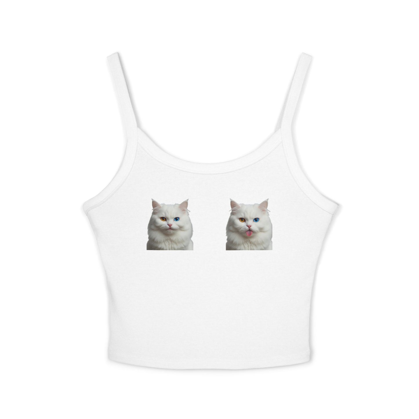 Two Moods Cat - Narciza Spaghetti Strap Tank Top