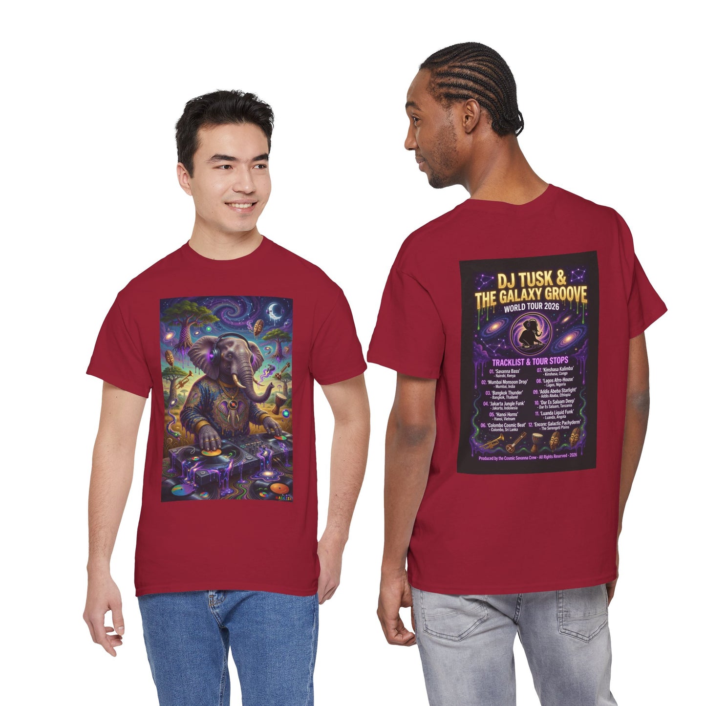 DJ Tusk World Tour  — Narciza Unisex T-shirt