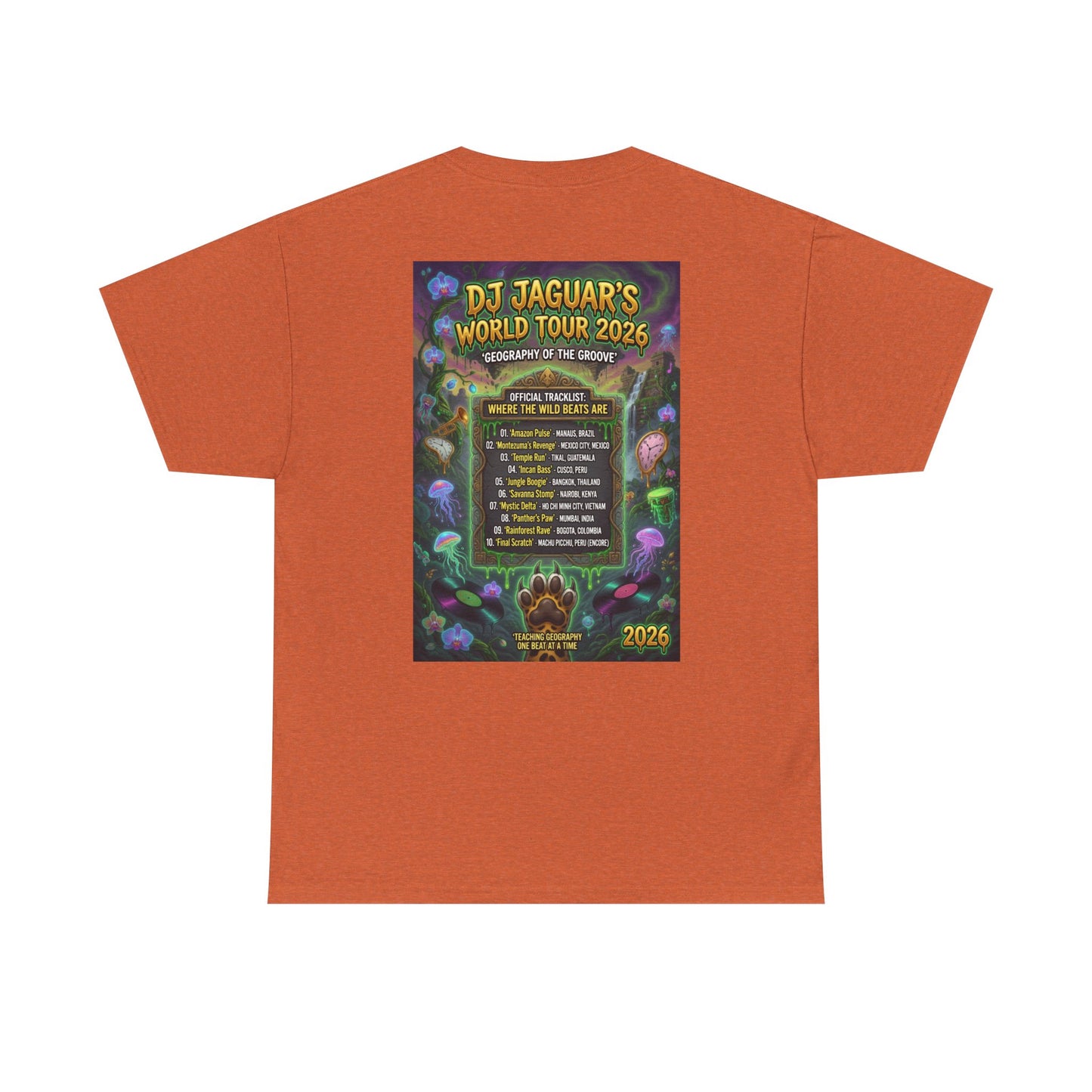 DJ Jaguar World Tour - Narciza Unisex T‑Shirt