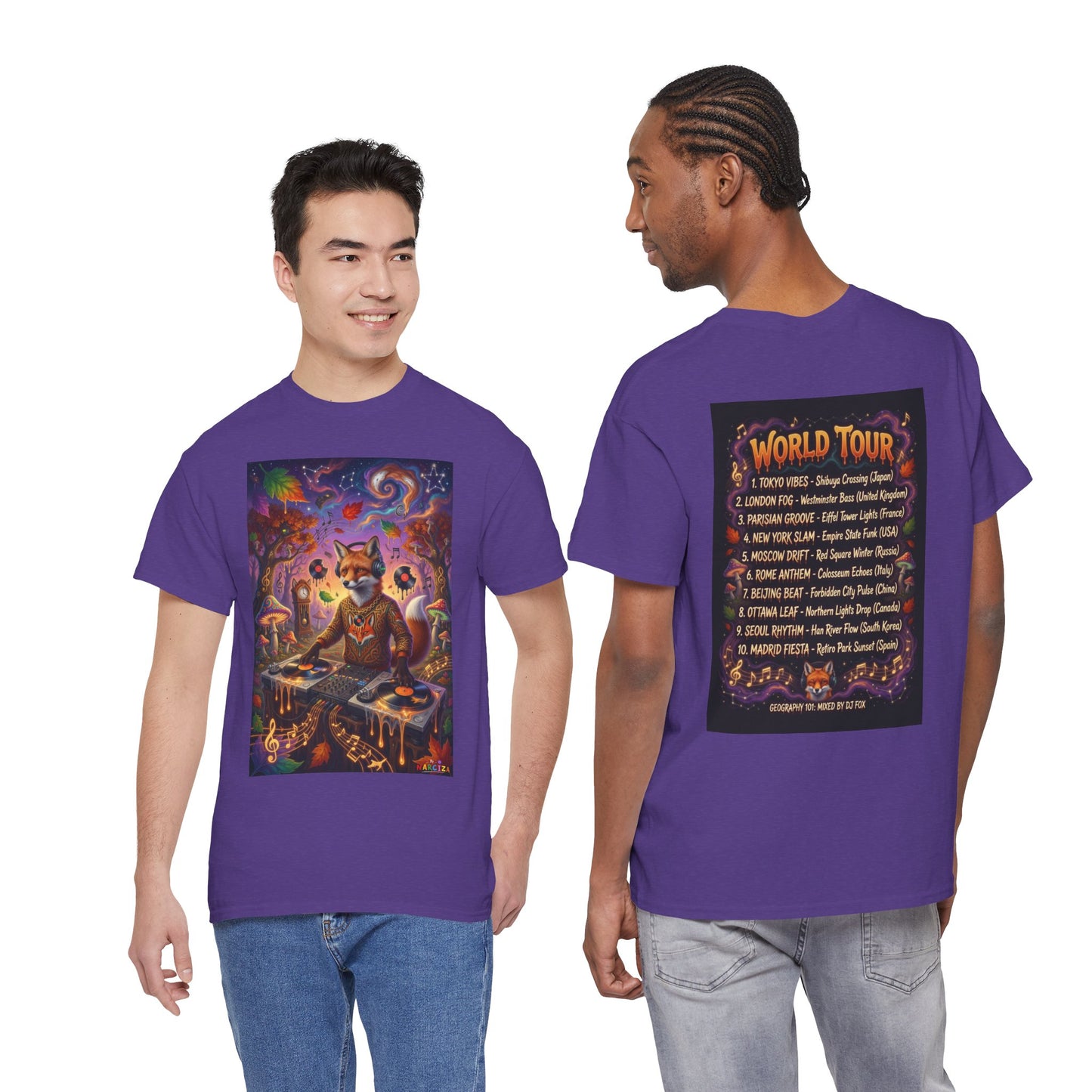 DJ Fox World Tour - Narciza T‑Shirt