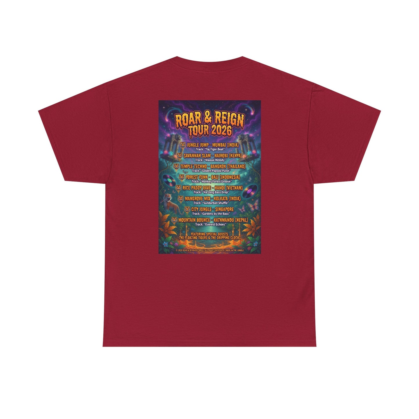 DJ Roar Reign Tour  - Narciza Unisex T-Shirt