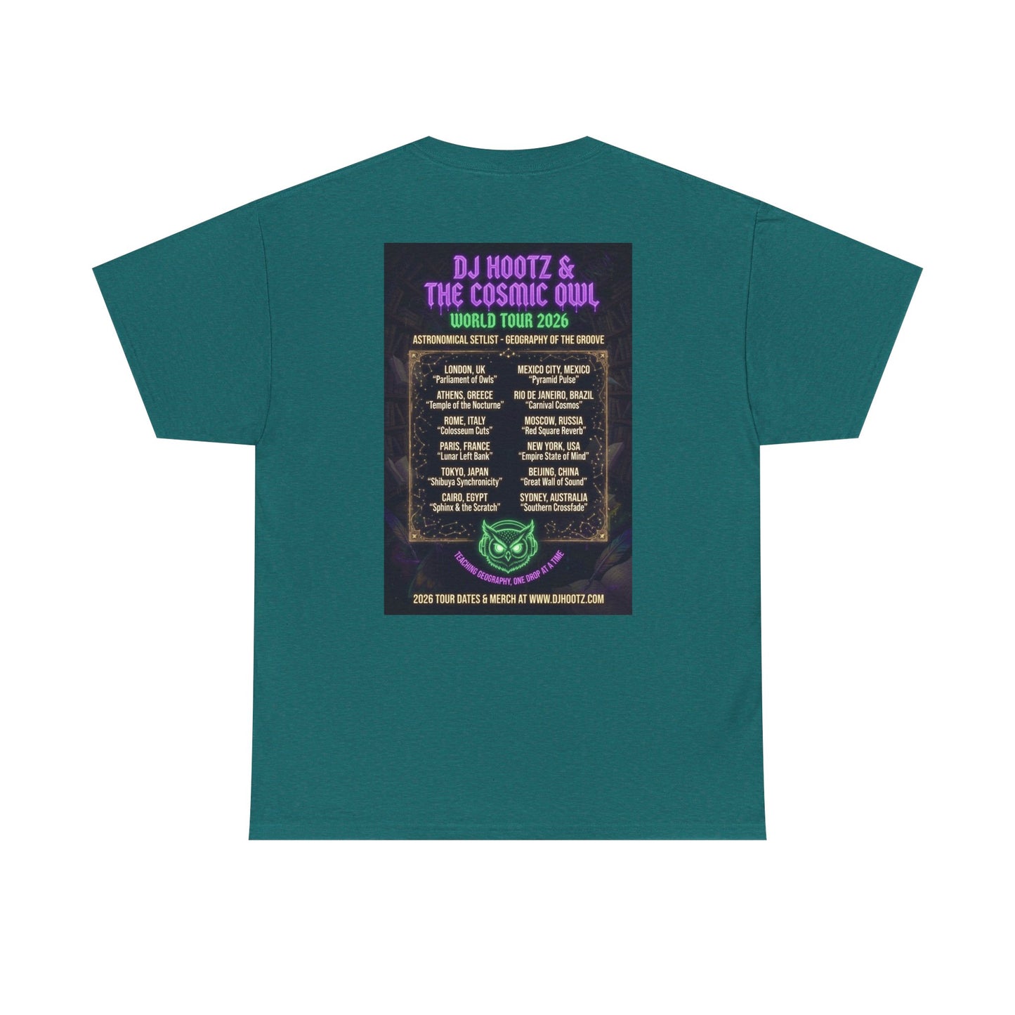 DJ Hootz World Tour - Narciza Unisex T‑Shirt